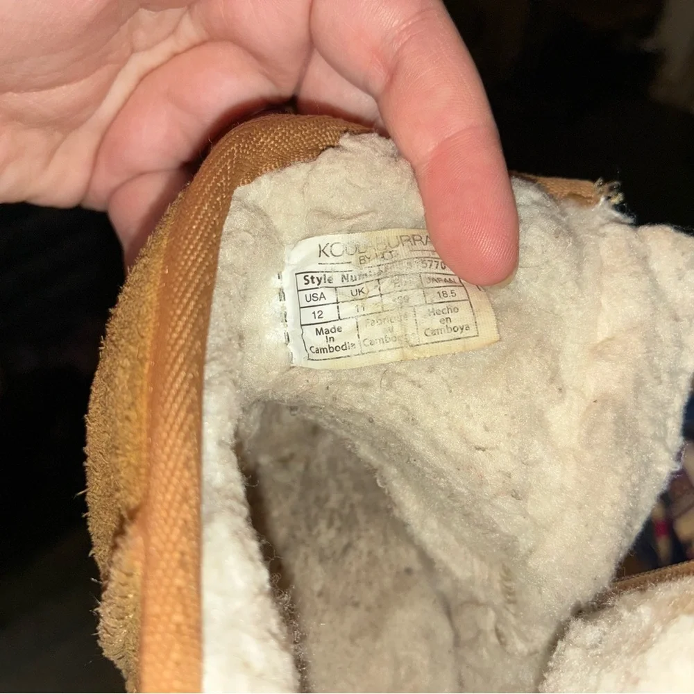 Koolaburra Tan Kids Snow Boots